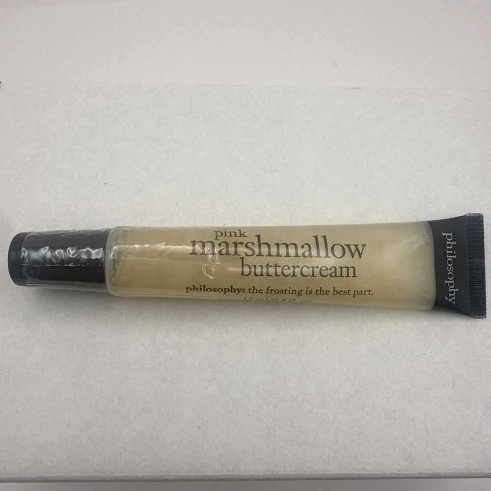 Philosophy PINK MARSHMALLOW BUTTERCREAM Lip Shine Gloss 0.4 fl oz SEALED New